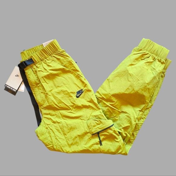 Nike Pants Tech Pack Woven Cargo Lined Sportswear Green FZ0756-307 Men's XS New - Picture 2 of 15